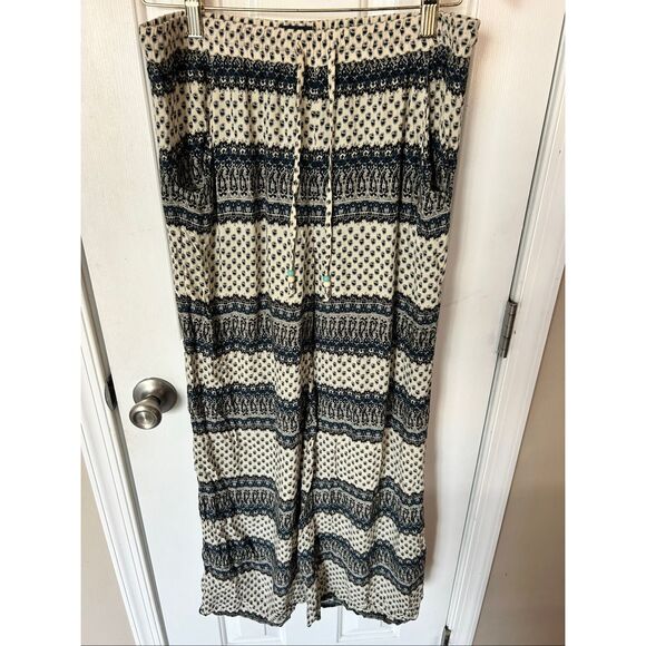 American eagle Wide Leg Printed Pants S Boho - Picture 1 of 6